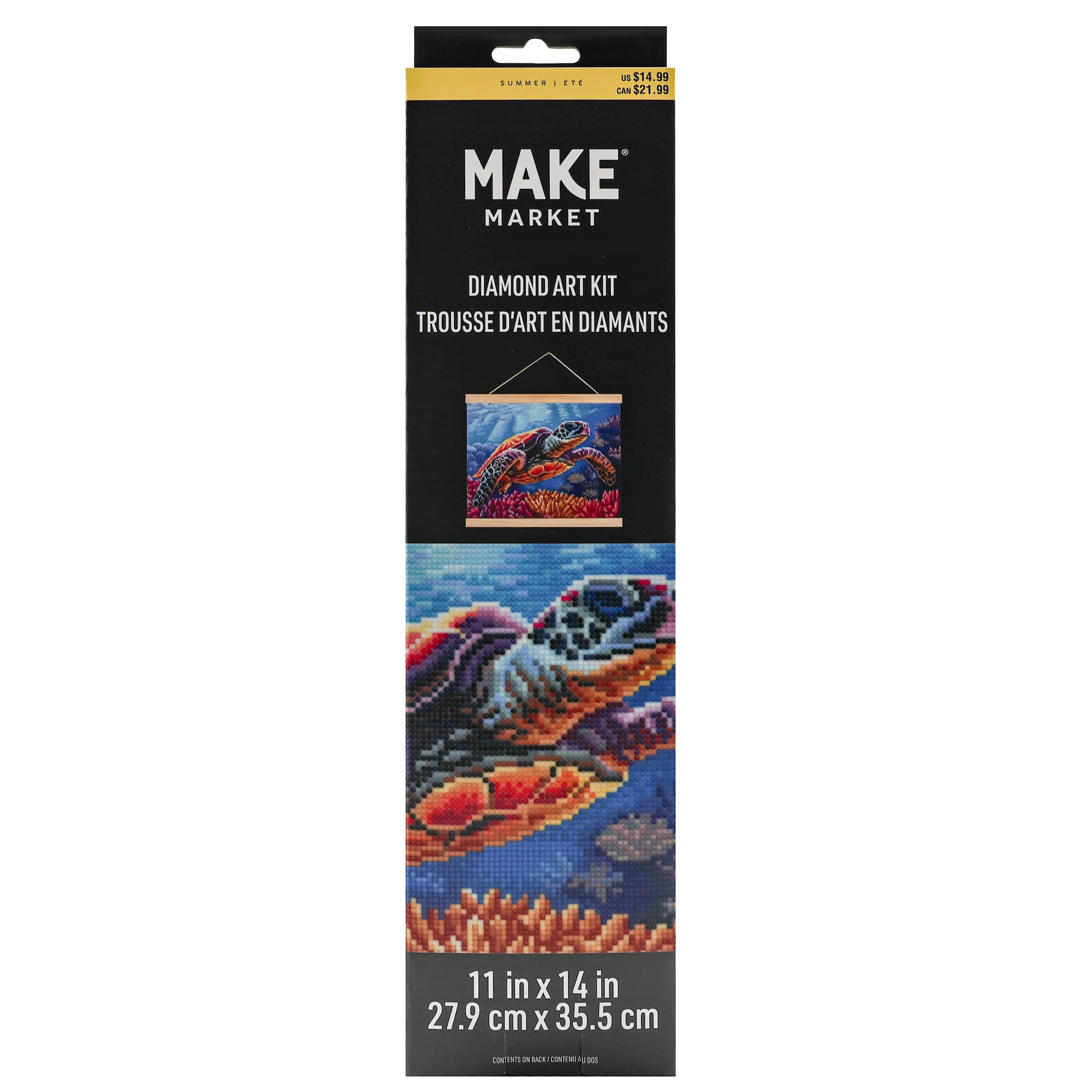 11" x 14" Turtle Diamond Art Kit by Make Market®